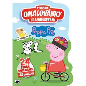 JM tvarované omalovánky A4 Peppa Pig