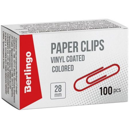 BERLINGO dopisní spony 100ks 28mm mix ba