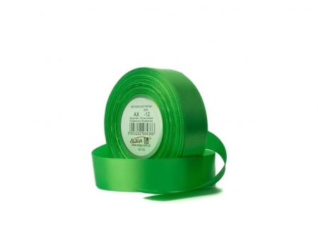 ALIGA stuha 25/32m -12 zelená hladká /