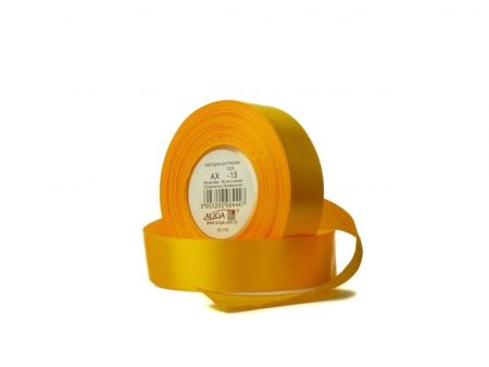 ALIGA stuha 25/32m -15 oranžová hladká