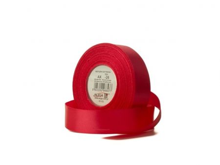 ALIGA stuha 25/32m -26 červená hladká /4