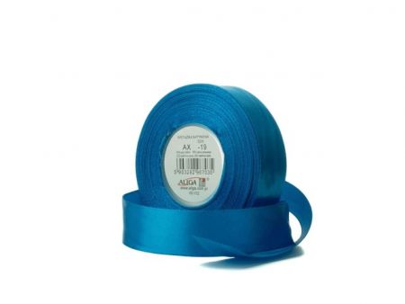 ALIGA stuha 25/32m -19 modrá hladká /4