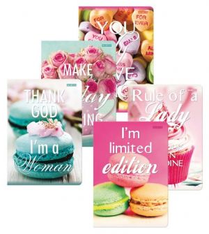 TOP zázn.kniha A6/80l 70g PASTEL Col lin