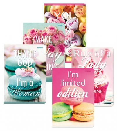 TOP zázn.kniha A6/80l 70g PASTEL Col lin