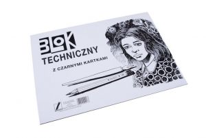 Skicák A3/10l černý KRESKA