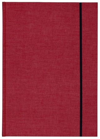 Skicák v deskach A4/80l 150g bordo