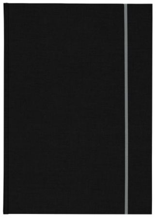 Skicák v deskach A4/80l 150g černý