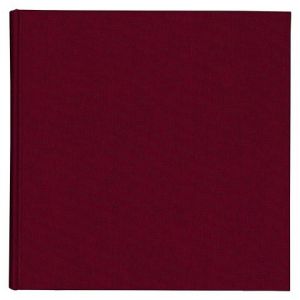 Skicák v deskach 21x21cm/80l 90g bordo