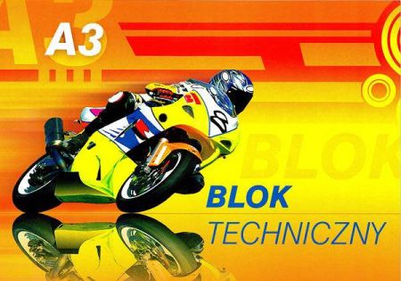 Skicák A3 /10l 250g /10/ KRESKA