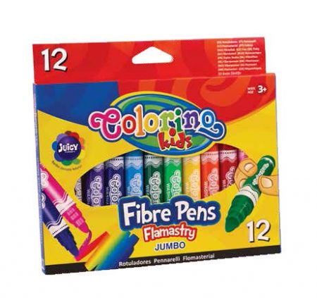 Colorino fixy JUMBO 12ks Round Tip