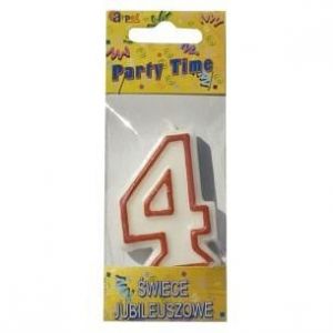 Svíčky dortové čísla 4 ARPEX