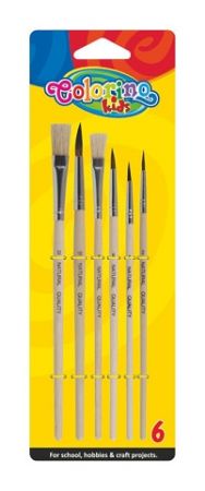 Colorino štětec 6ks 2,4,6,8,10,12