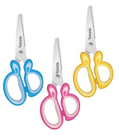 Colorino nůžky 12.5cm guma blister /12/