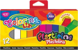 Colorino plastelina 12 barev hranatá