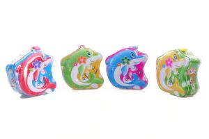 Pokladnička delfín kovová