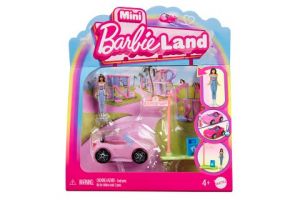 Barbie mini Barbieland dopravní prostředky - kabriolet HYF42
