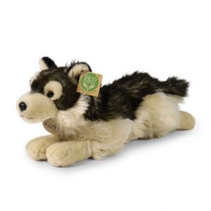 Plyšový vlk ležící 32 cm ECO-FRIENDLY
