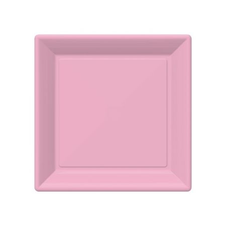 Talíř EKO PM 23x23 cm 20ks růžový