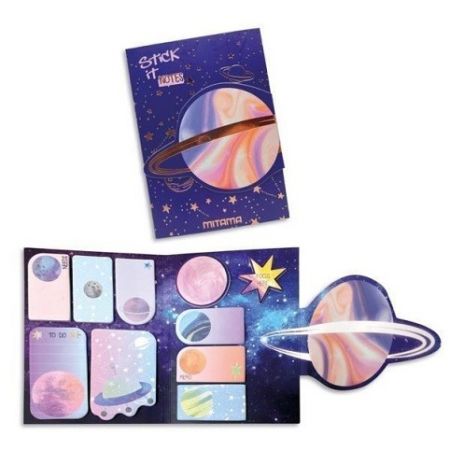 Samolepicí bločky "Vesmír", mix velikostí a barev, MITAMA 62979-90179