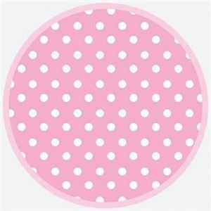 Talíř papírový PM 18cm 8ks Pimk Dots