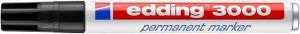 Permanentní popisovač "3000", černá, 1,5-3 mm, kuželový hrot, EDDING 7580228001
