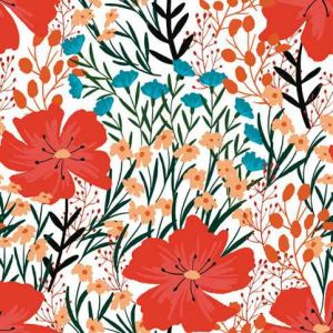 Ubrousky DAISY L (20ks) Poppy and Wild Flowers