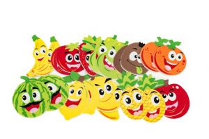 BREWIS samolepka PVC47 Smajliki ovocne