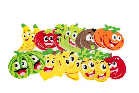 BREWIS samolepka PVC47 Smajliki ovocne