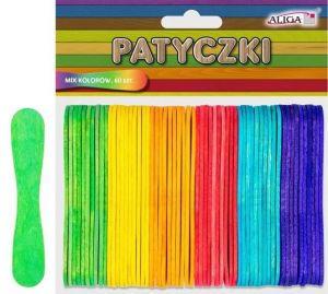 ALIGA dřívka PK-3829 mix barev 60ks