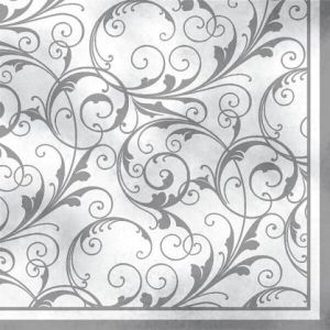 Ubrousky MAKI L (20ks) White &amp; Silver