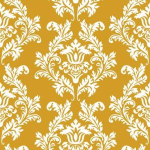 Ubrousky MAKI L (20ks) Gold &amp; White Wallpaper