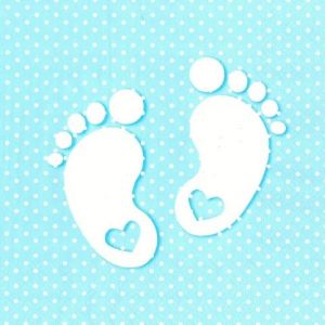 Ubrousky MAKI L (20ks) Little Feet Blue