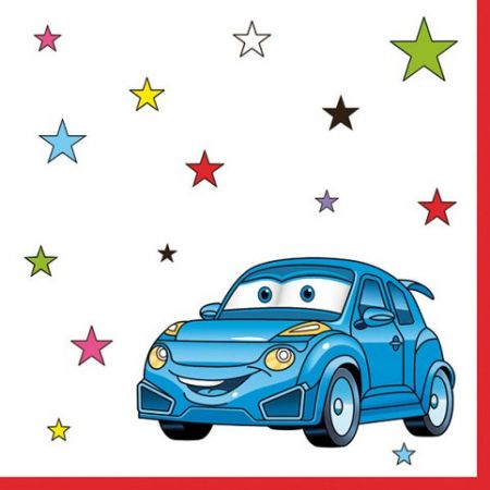 Ubrousky DAISY L (20ks) Cartoon Cars