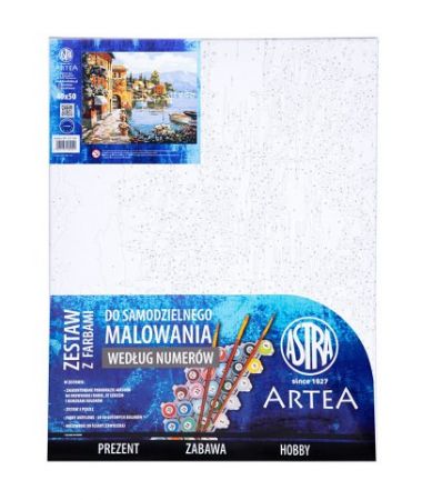 Plátno malířské - malování podle čísel Prázdniny