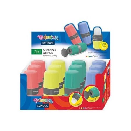 Colorino ořezko s pryží 2v1 /12/