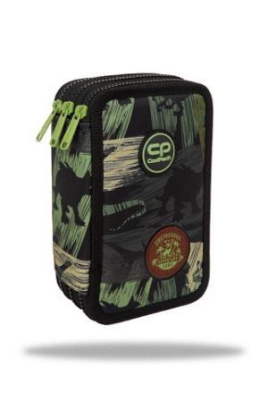 Penál 3 zipy Jumper Adventure Park - vybavený