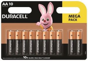 Baterie "Basic", AA, 10 ks, DURACELL