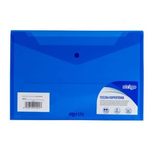 Obálka s drukem A4 PP HORIZONTAL se 2 kapsami modrá