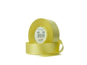 Atlasová stuha 06 mm tmavě krémová - 59