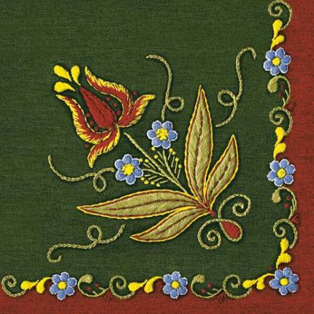 Ubrousky MAKI L (20ks) Lilia Mountain Emroidery Folk