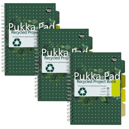 PUKKA Recycled Project Book B5/200l 80g /3/