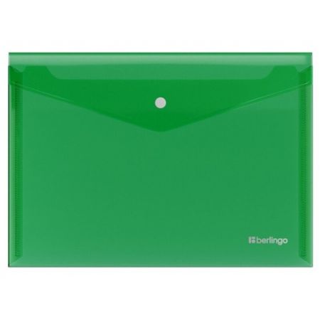 Desky s drukem Berlingo A4 Semi Clear Green