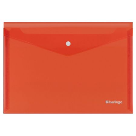 Desky s drukem Berlingo A4 Semi Clear Red