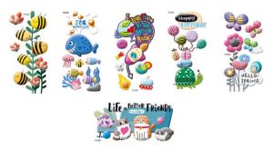 Samolepka 3D Rock Art set 8