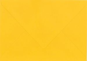 Barevná obálka C5 žlutá tmavá