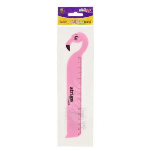 STRIGO Pravítko Flamingo 15cm