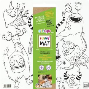 Podložka na kreslení FUNNY MAT - Monsters + pastelky zdarma