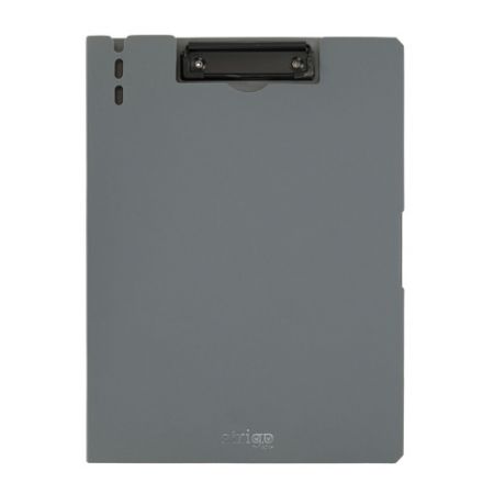 Dvojdeska STRIGO A4 s horním klipem - šedá