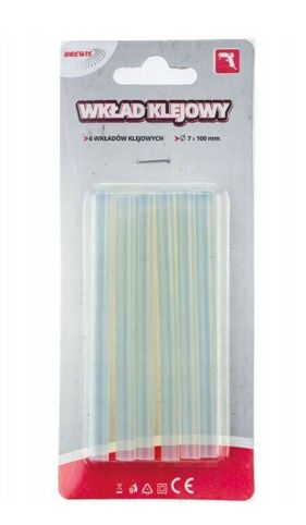 Lepící tyčinka čirá 7 mm