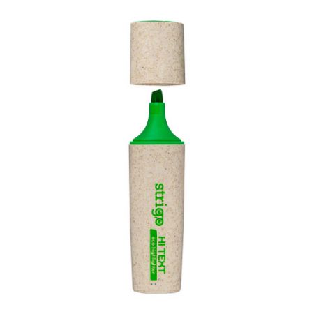 Zvýrazňovač ECO recykl zelený /10/
